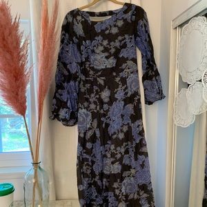 Free people long print dress